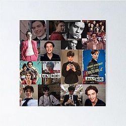 Louis Partridge Abstract Photos Collage Poster removed: