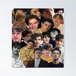 Louis Partridge Photo Collage Poster