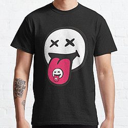 Louis Tomlinson T-Shirts - Louis Tomlinson smiley face Classic T-Shirt RB0308