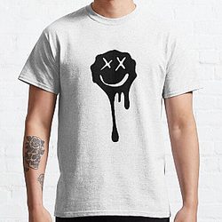 Louis Tomlinson T-Shirts - Louis Tomlinson smiley face Classic T-Shirt RB0308