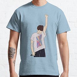 Louis Tomlinson T-Shirts - Louis Tomlinson Song lyrics Classic T-Shirt RB0308