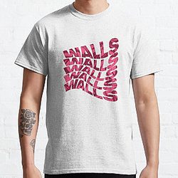 Louis Tomlinson T-Shirts - Louis Tomlinson Walls pink Classic T-Shirt RB0308