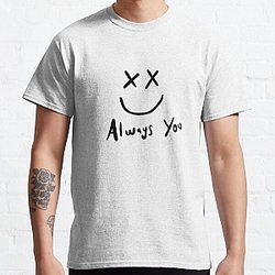 Louis Tomlinson T-Shirts - Louis Tomlinson Always You Classic T-Shirt RB0308