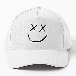 Louis Tomlinson Hats &amp; Caps - Best Seller - Louis Tomlinson Logo Smile Merchandise Baseball Cap RB0308