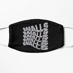 Louis Tomlinson Face Masks - Walls Louis Tomlinson glitter Flat Mask RB0308