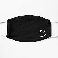 Louis Tomlinson Face Masks - Louis Tomlinson Smile logo Flat Mask RB0308