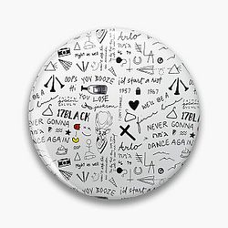 Louis Tomlinson Pins - Harry Styles x Louis Tomlinson tattoos  Pin RB0308