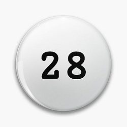 Louis Tomlinson Pins - Louis Tomlinson 28 tattoo Pin RB0308