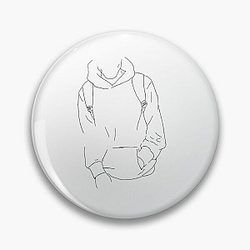 Louis Tomlinson Pins - Louis Tomlinson Line Art  Pin RB0308
