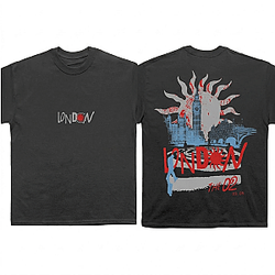 London Graphic Black Tee LA 1006 Louis Tomlinson T-Shirts