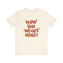 How Did We Get Here Red Flowers LA2907 Louis Tomlinson T-Shirts