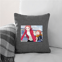 Love Com Short on Temper, Tall on Heart Look Love Com Pillows Cover