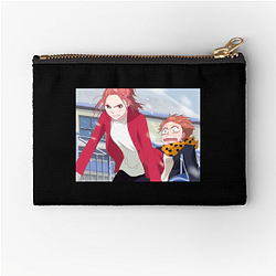 Love Com Short on Temper, Tall on Heart Look Love Com Zipper Pouches