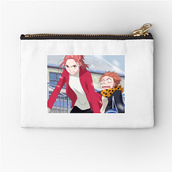 Love Com Short on Temper, Tall on Heart Look Love Com Zipper Pouches