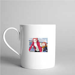 Love Com Short on Temper, Tall on Heart Look Love Com Mugs
