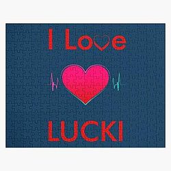 i love lucki                     Jigsaw Puzzle RB1010