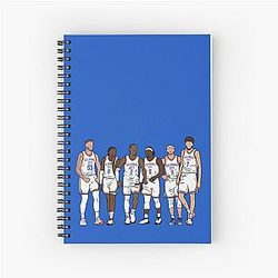 I Hart, Dub, Shai, Lu Dort, Caruso and Chet Spiral Notebook