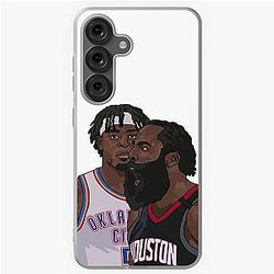 James Harden Series Winning Block on Lu Dort Galaxy Soft Case