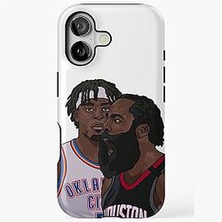 James Harden Wins Series with Block on Luguentz Dort, iPhone Case