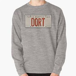 Lu Dort Licence Plate Pullover Sweatshirt