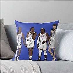 Shai, J-Dub, Lu Dort & Chet Throwing Pillow