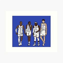 Shai, J-Dub, Lu Dort & Chet Art Print
