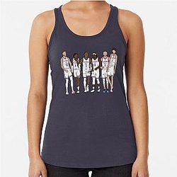 I Hart, Dub, Lu Dort, Caruso and Chet Racerback Tank Top