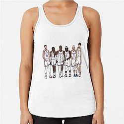 I Hart, Shai, Lu Dort, Caruso and Chet Racerback Tank Top
