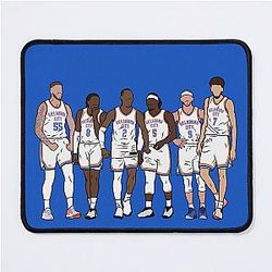 I Hart, J Dub, Shai, Lu Dort, Caruso and Chet Mouse Pad