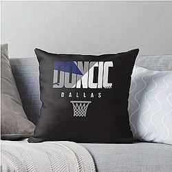 Luka Doncic Basketball Throw Pillow