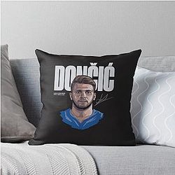 Luka Doncic Basketball Throw Pillow