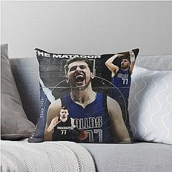Luka Doncic Prime Throw Pillow