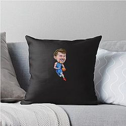 Luka Doncic Basketball Throw Pillow