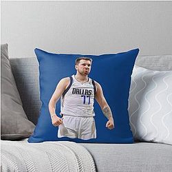 Luka Doncic Prime Throw Pillow