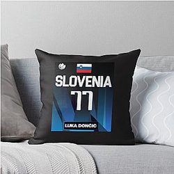 Luka Doncic Basketball Pillow