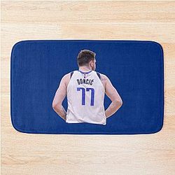 Luka Doncic Back Bath Mat