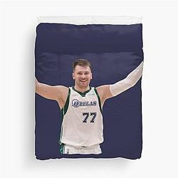 Luka Doncic 77 Basketball Duvet