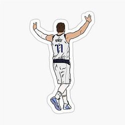 Luka Doncic and the Crowd Sticker