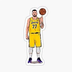 Luka Doncic Lakers Sticker
