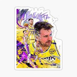 Luka Doncic Lakers Sticker