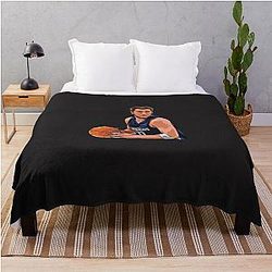 Luka Doncic Basketball Throw Blanket