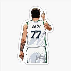 Luka Doncic Pointing Star