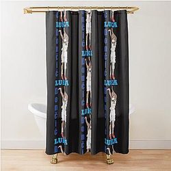 Luka Doncic Basketball Shower Curtain
