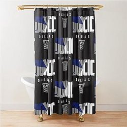 Luka Doncic Basketball Shower Curtain