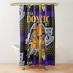 Luka Doncic Los Angeles Lakers Shower Curtain