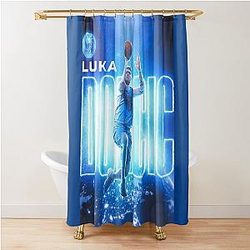 Luka Doncic MVP Shower Curtain