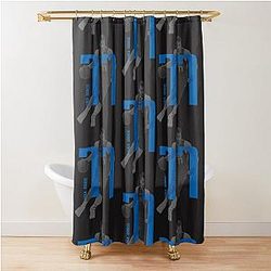 Luka Doncic Basketball Shower Curtain