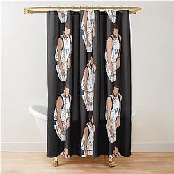 Luka Doncic Basketball Shower Curtain