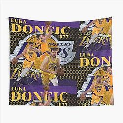 Luka Doncic of the Los Angeles Lakers Tapestry