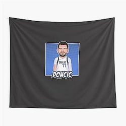 Luka Doncic Basketball Tapestry